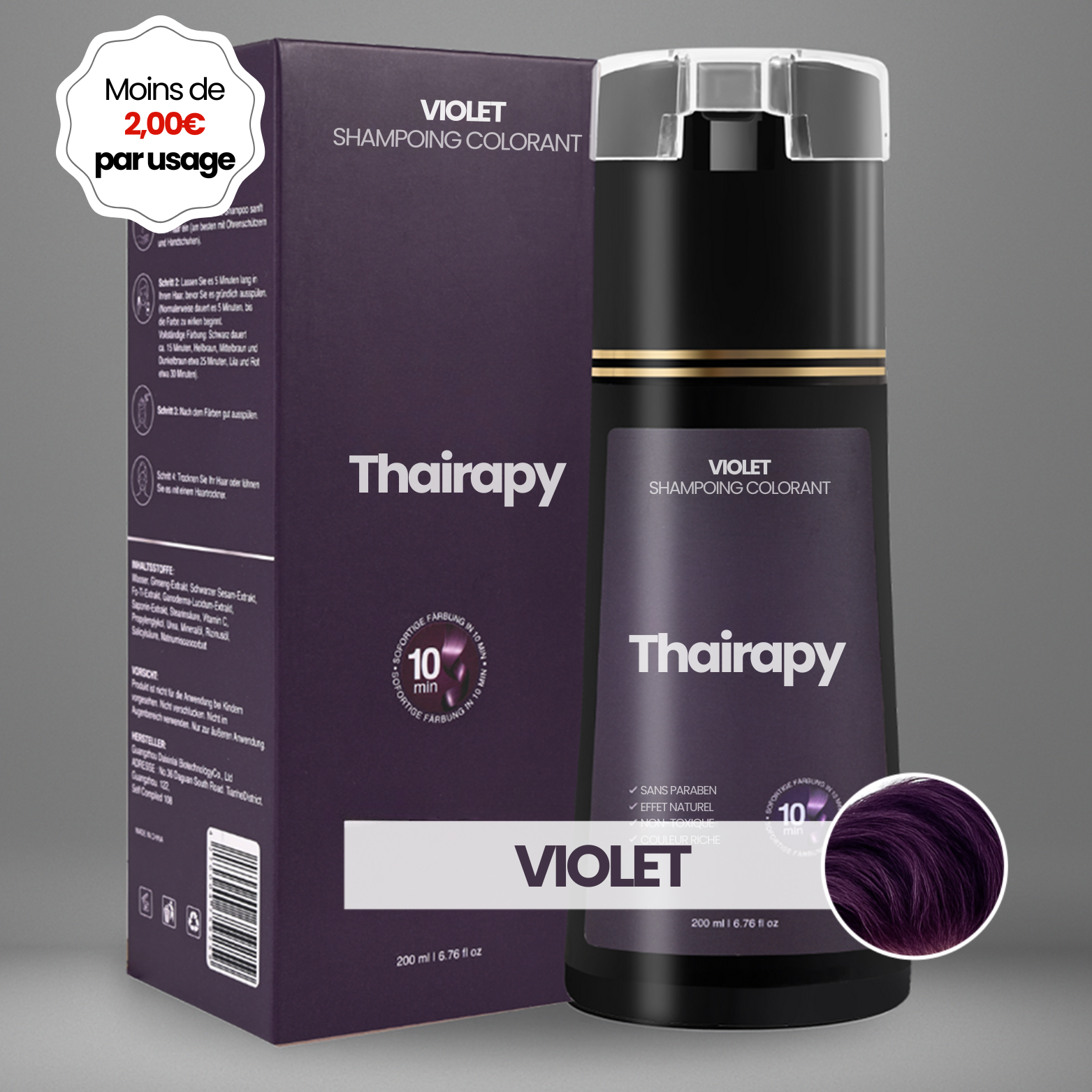 Shampoing Colorant Instantané