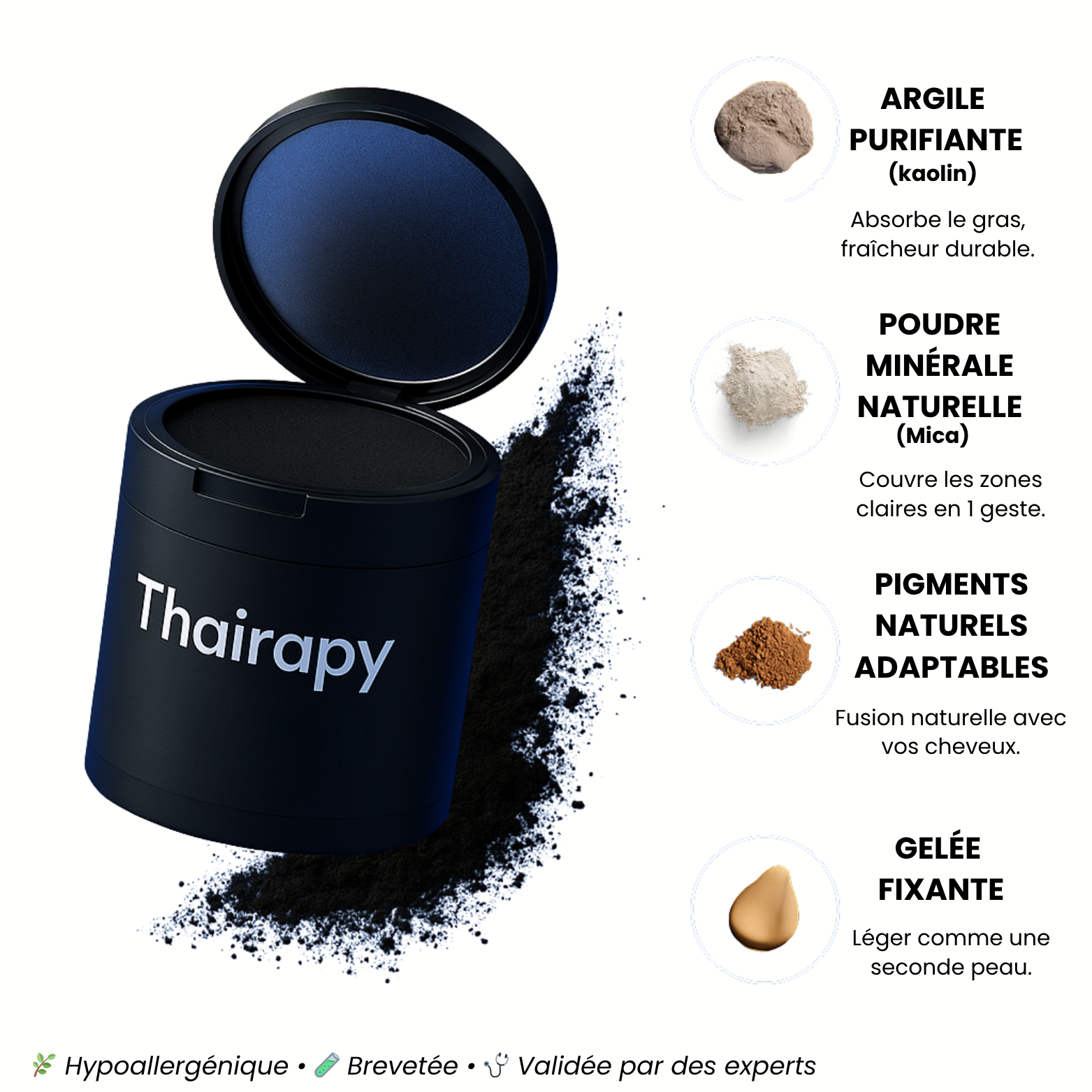 Poudre Capillaire Densifiante